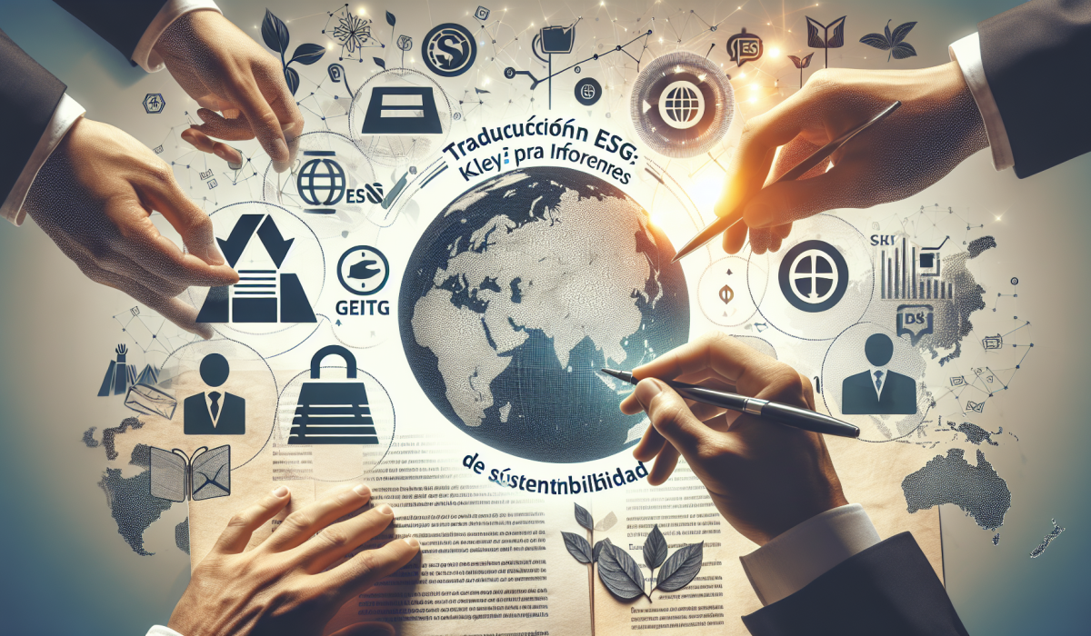 Traducción ESG: Clave para Informes de Sostenibilidad